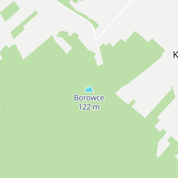 Map of Borowce