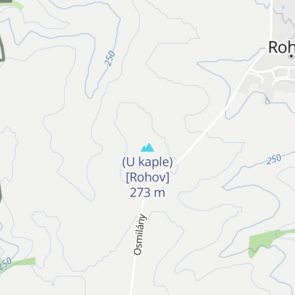 Map of (U kaple) [Rohov]