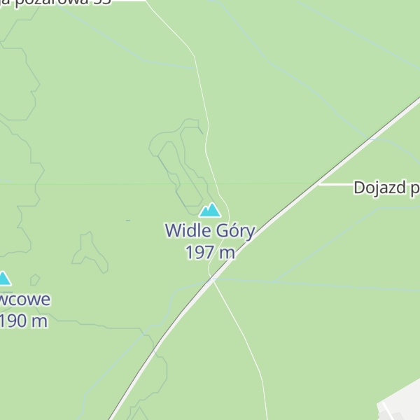 Map of Widle Góry