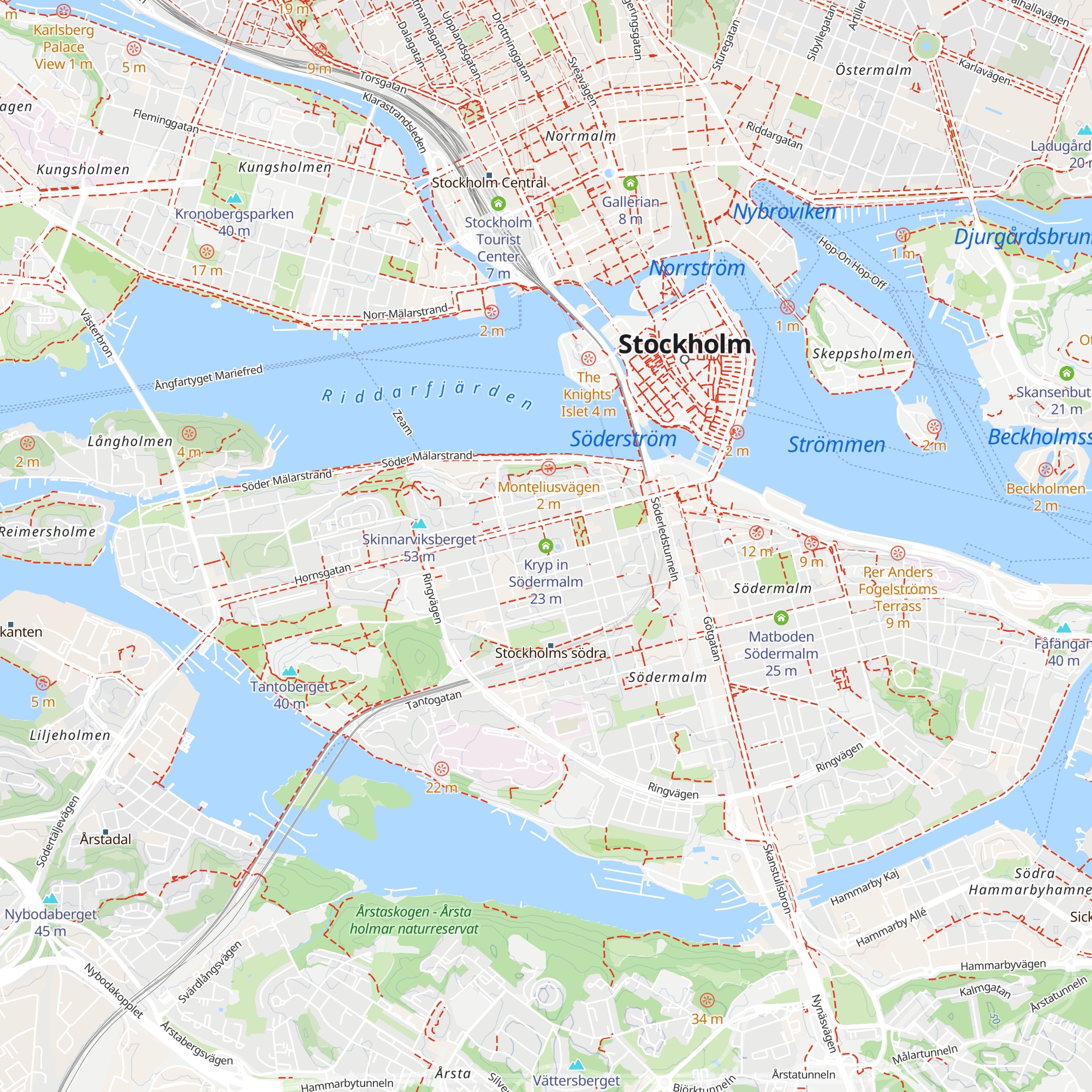 Kryp in Södermalm map