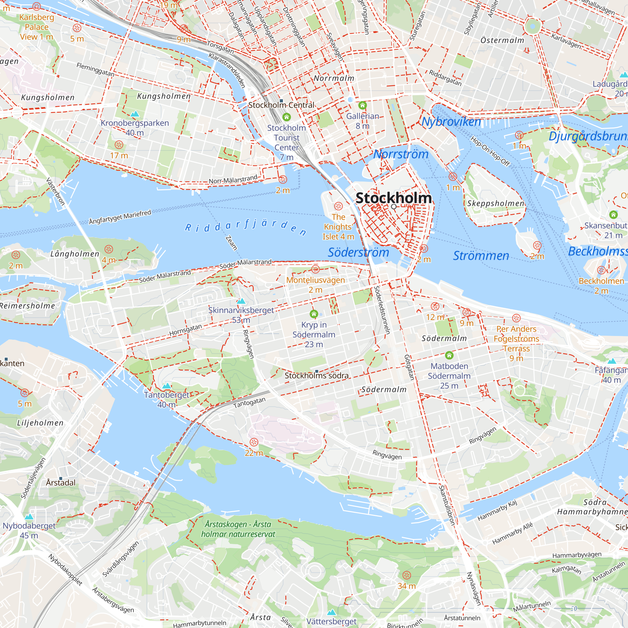 Kryp in Södermalm map