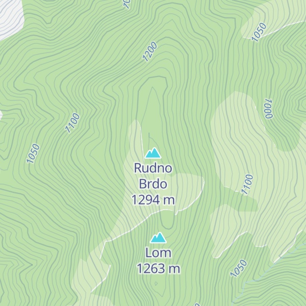 Map of Rudno Brdo