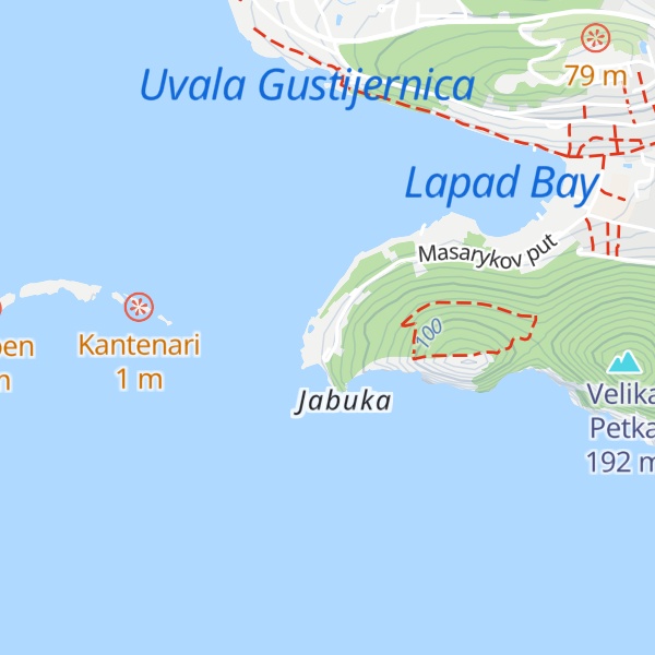 Map of Palace Hotel Dubrovnik