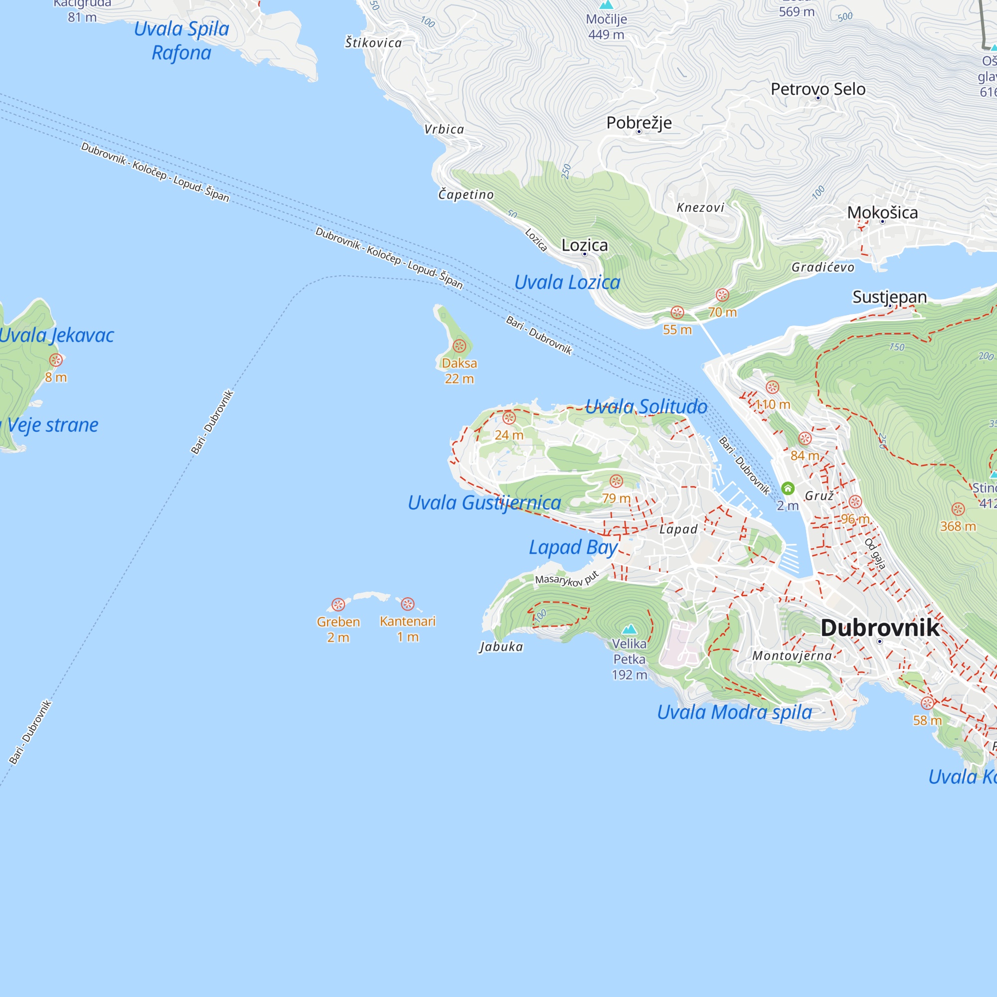 Villa Elita map