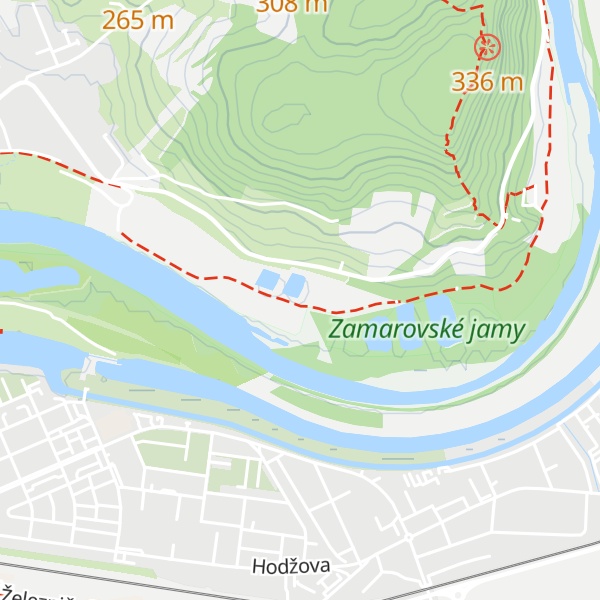 Map of Bufet na jazere