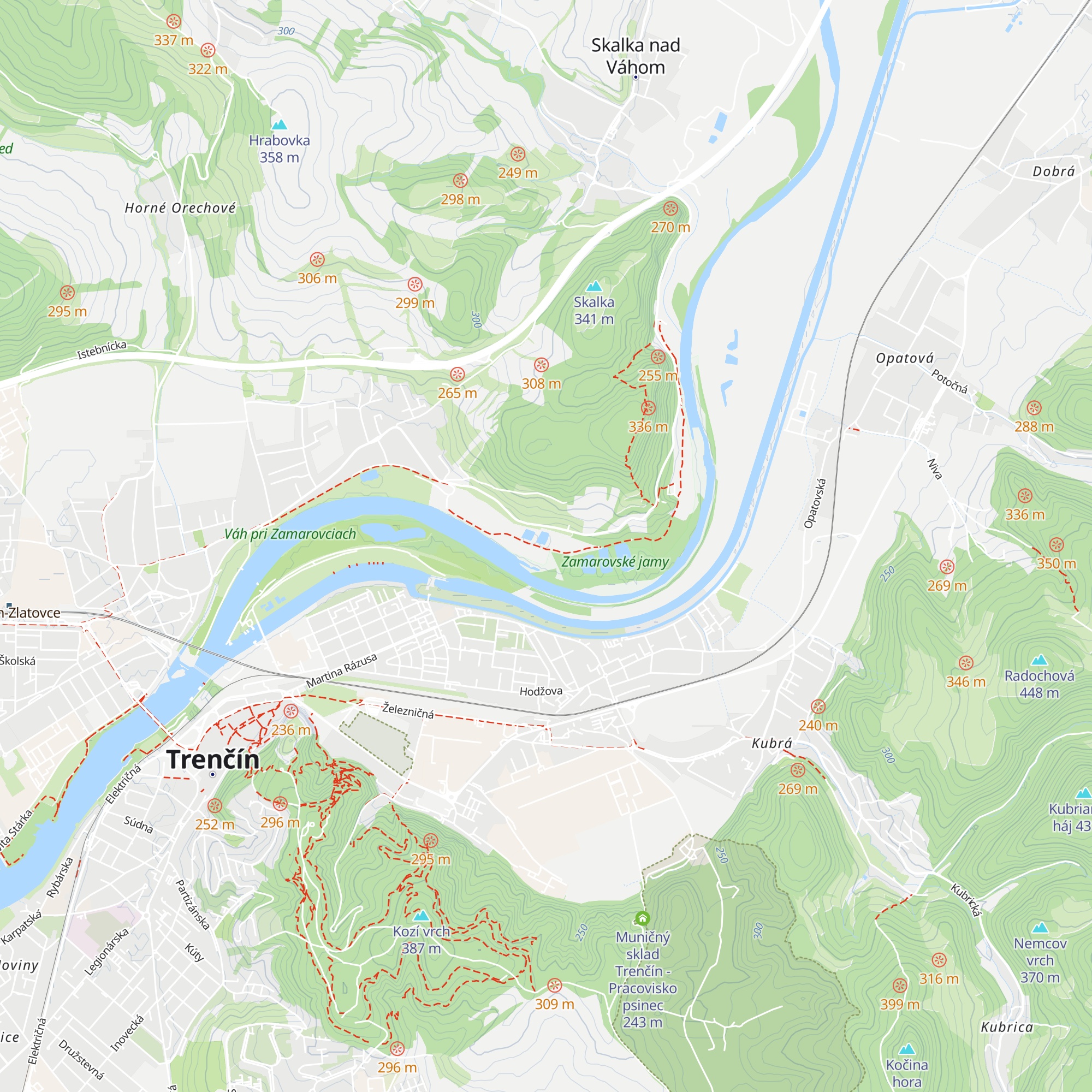 Bufet na jazere map