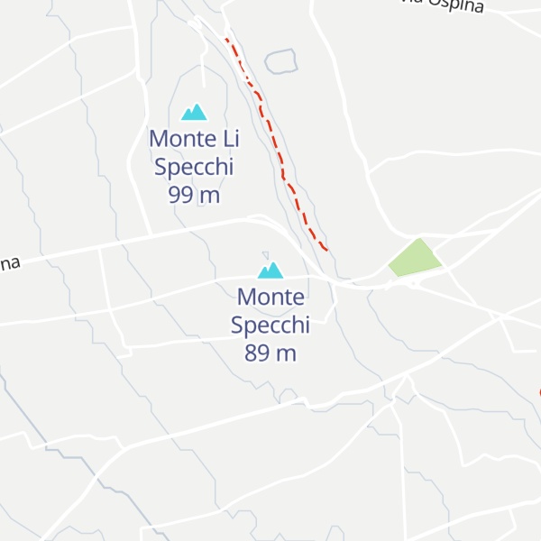 Map of Monte Specchi