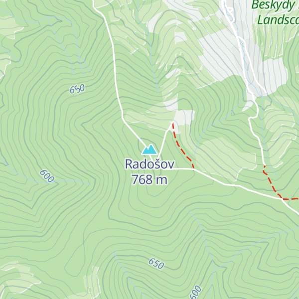 Map of Radošov