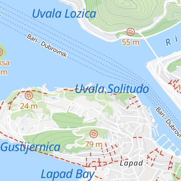 Map of Villa Franica