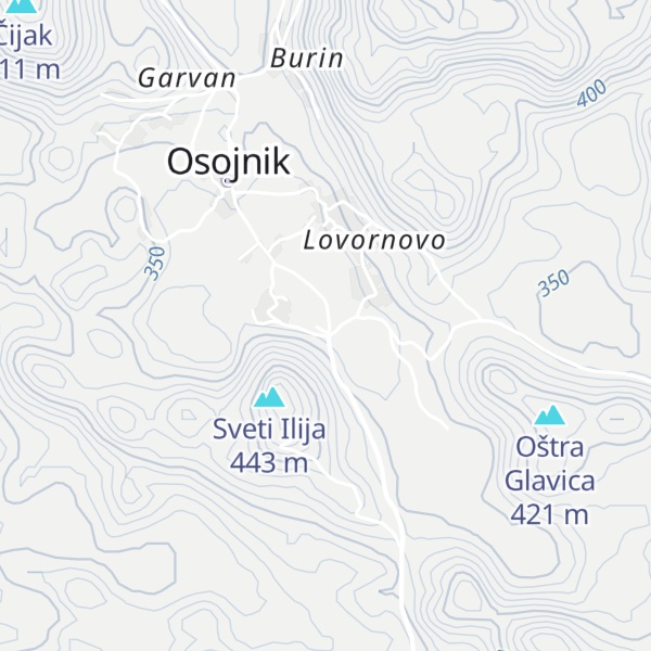 Map of Sv. Anđela čuvara