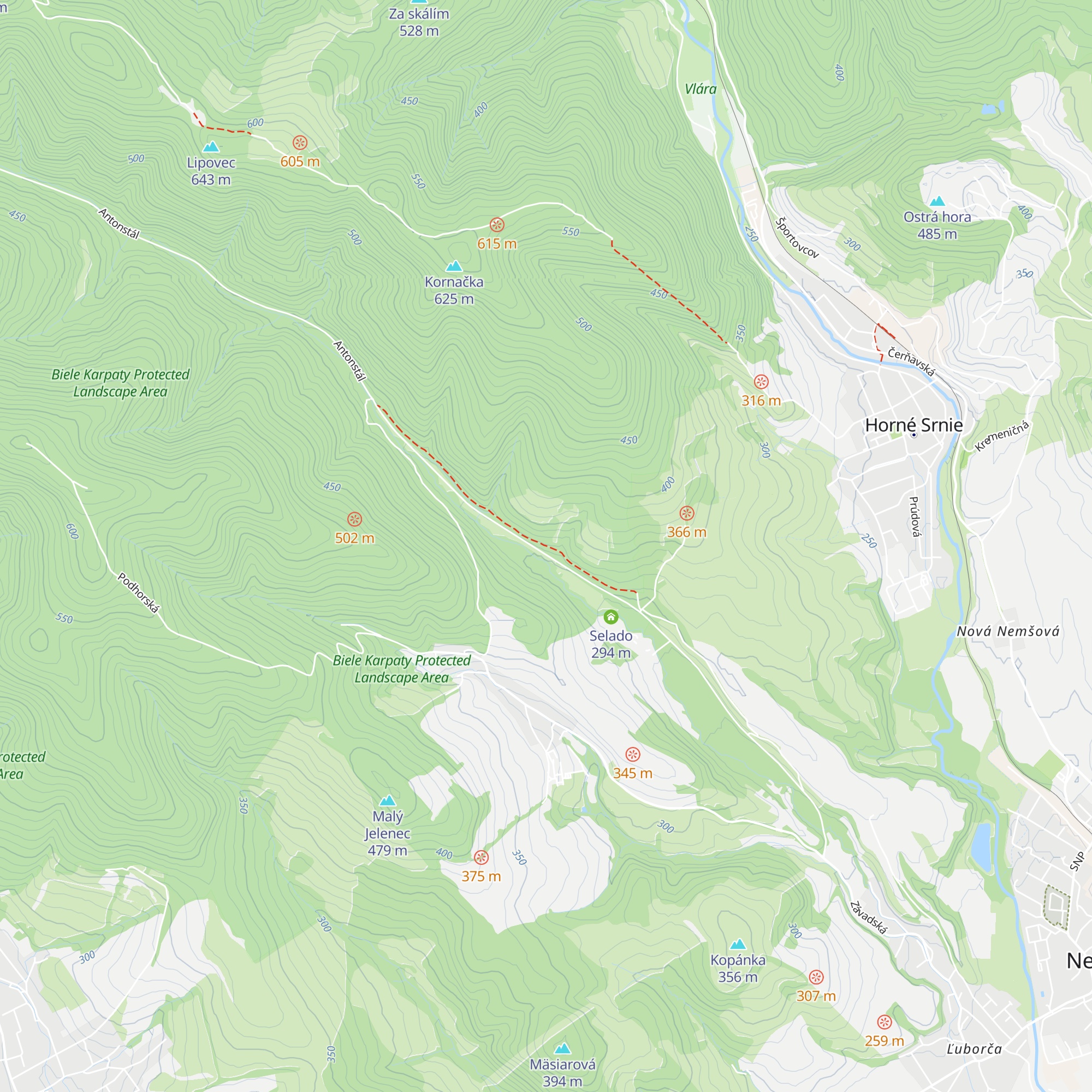 Kaplnka sv. Huberta map