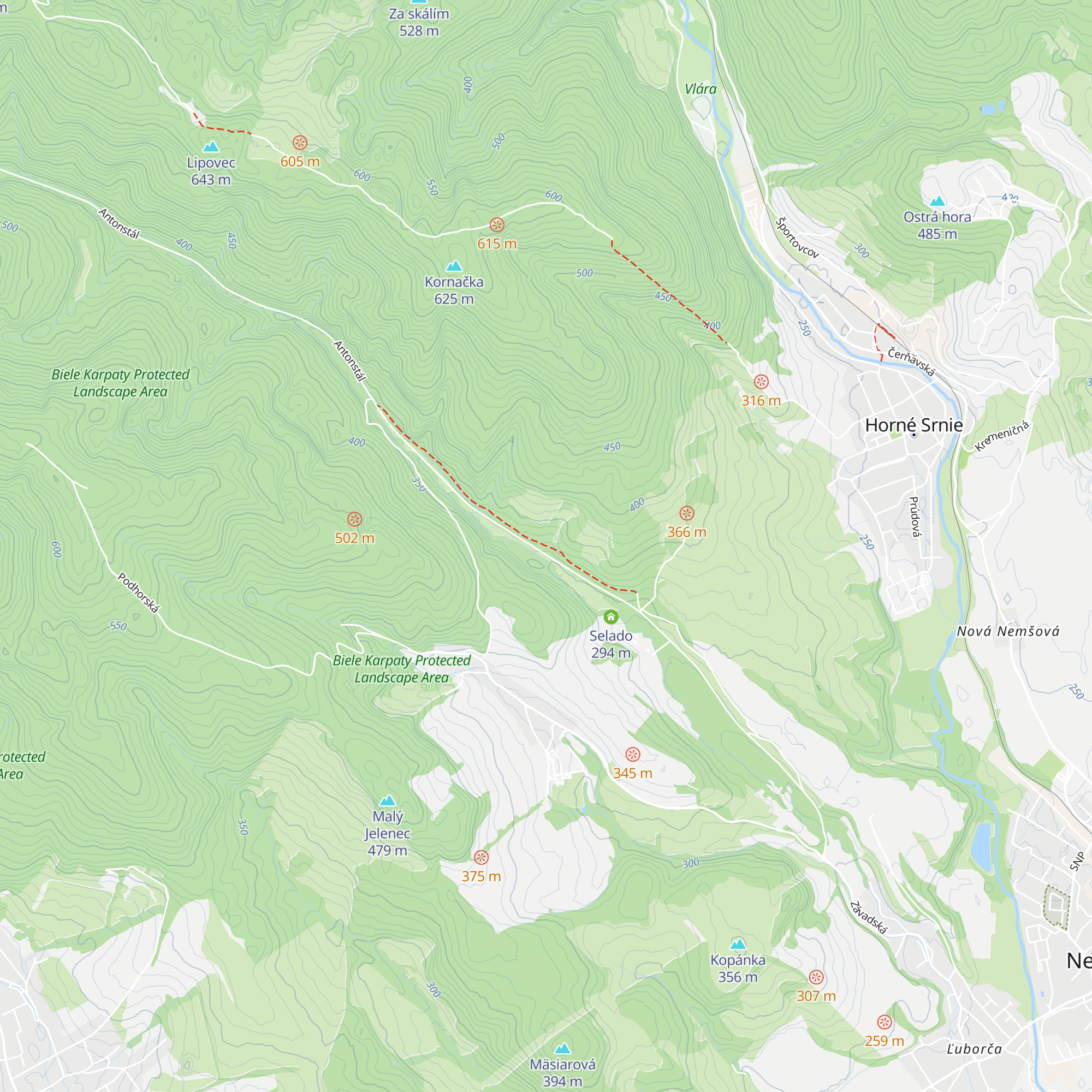 Kaplnka sv. Huberta map