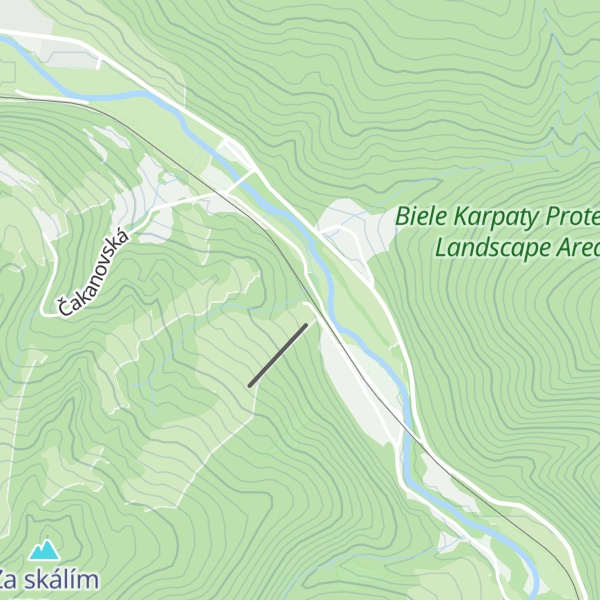 Map of Cyklo Zrub