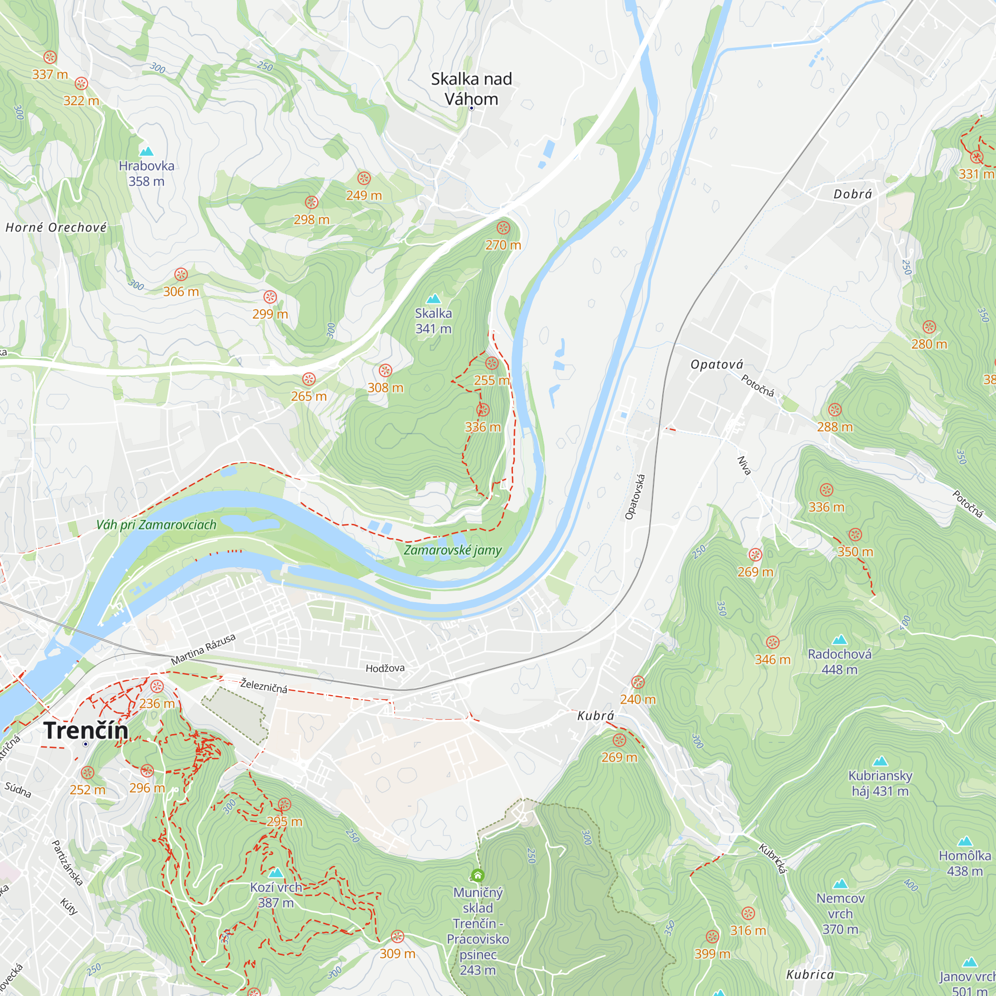 Pútnický dom map