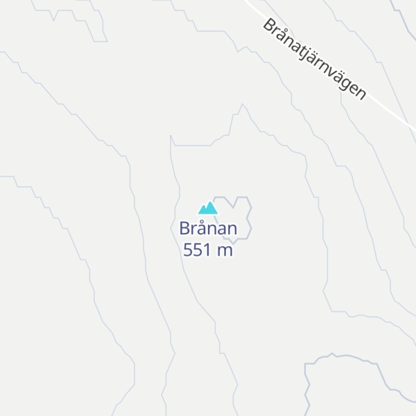 Map of Brånan