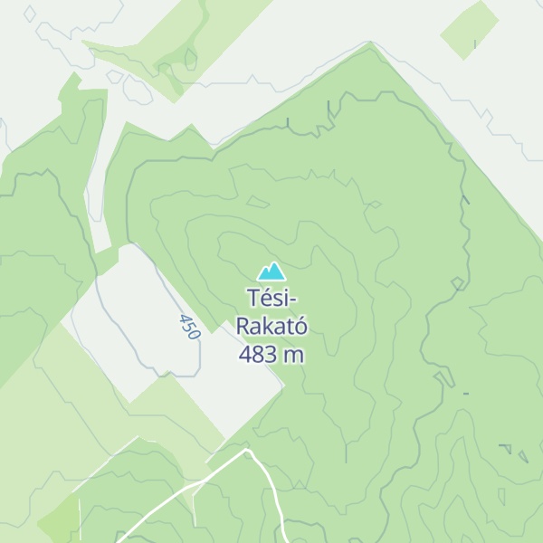 Map of Tési-Rakató