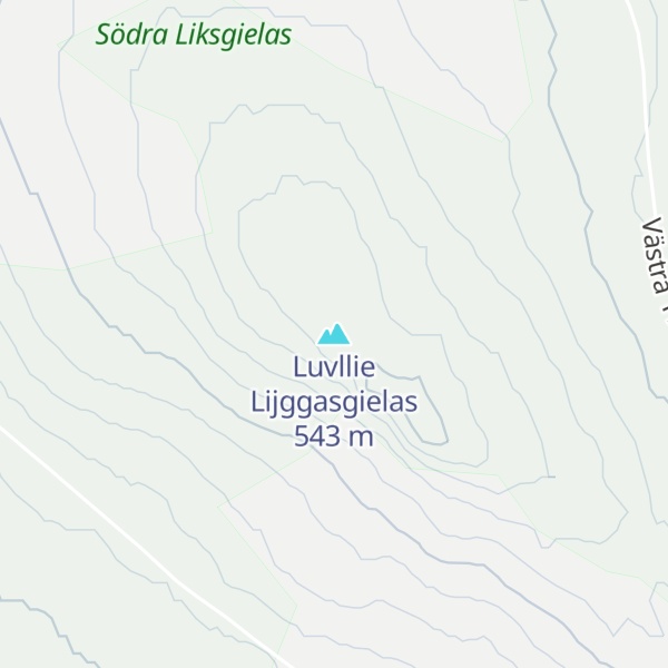 Map of Luvllie Lijggasgielas