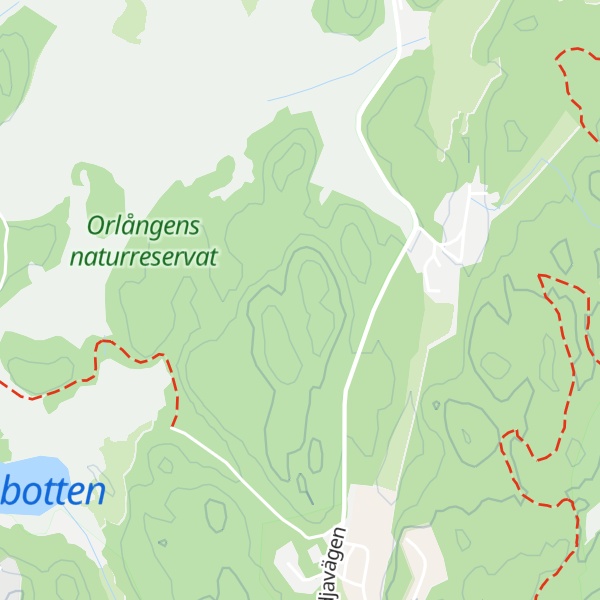 Map of Ågestaberget
