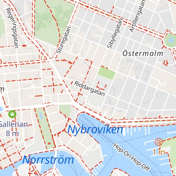 Map of Kapibara Östermalm