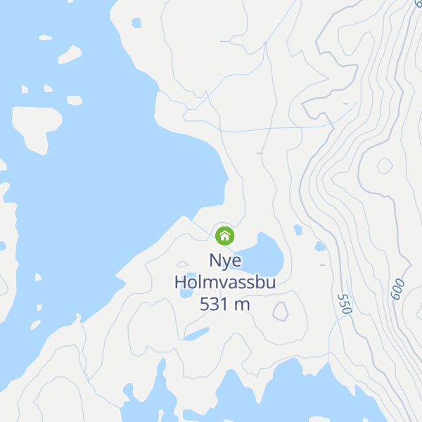 Map of Gamle Holmvassbu