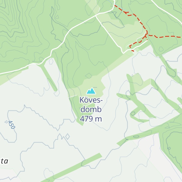 Map of Köves-domb