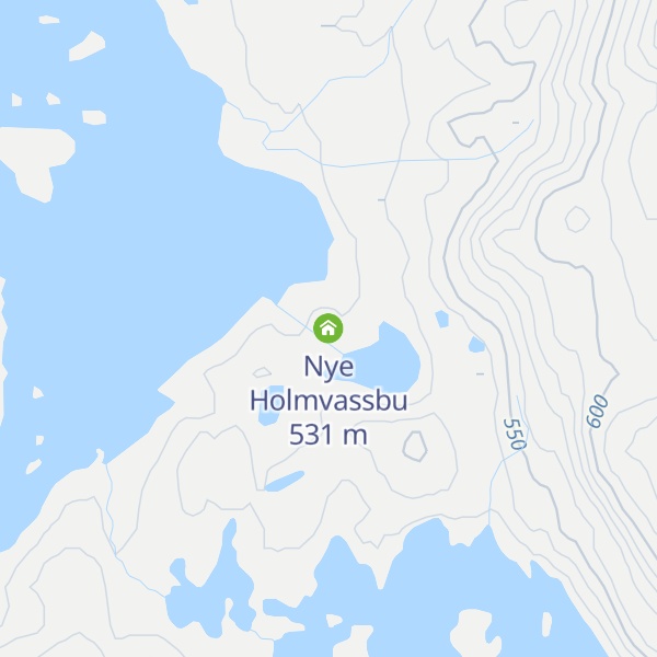 Map of Nye Holmvassbu