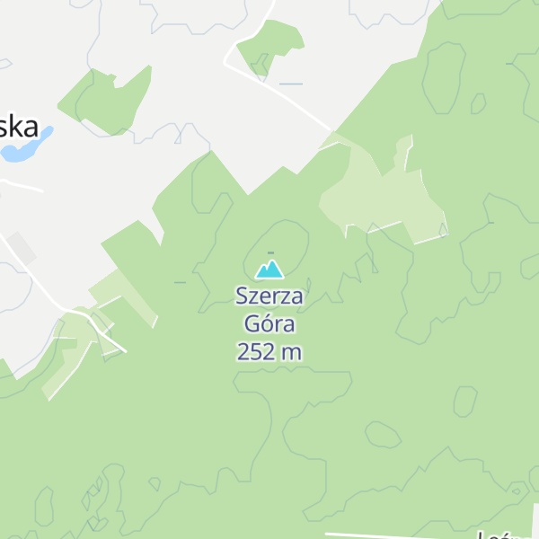 Map of Szerza Góra
