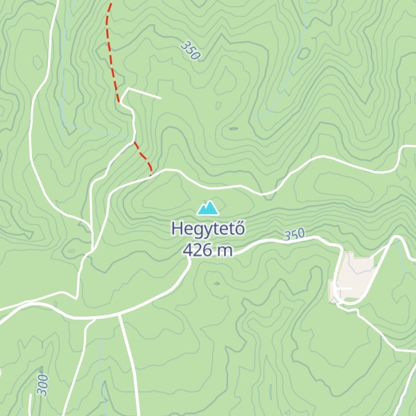 Map of Hegytető