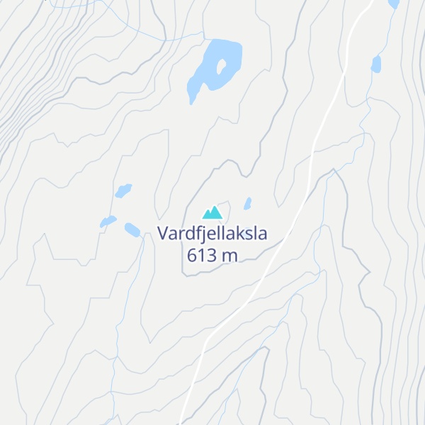 Map of Vardfjellaksla
