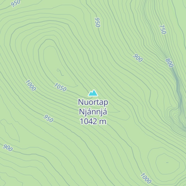 Map of Nuortap Njánnjá