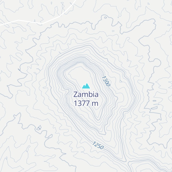 Map of Zambia