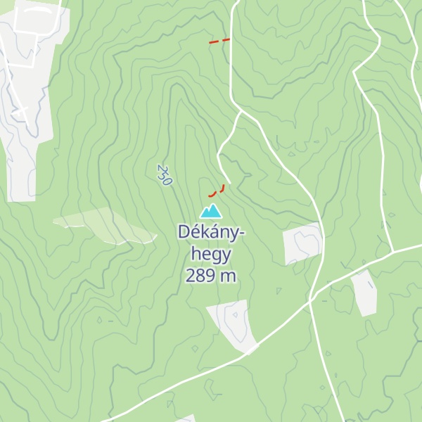 Map of Dékány-hegy