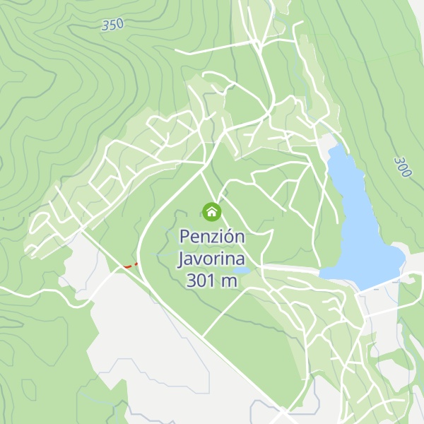 Map of Penzión Javorina