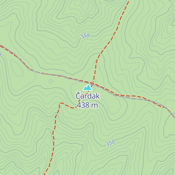 Map of Čardak