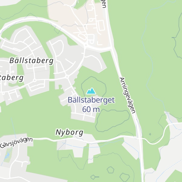 Map of Bällstaberget