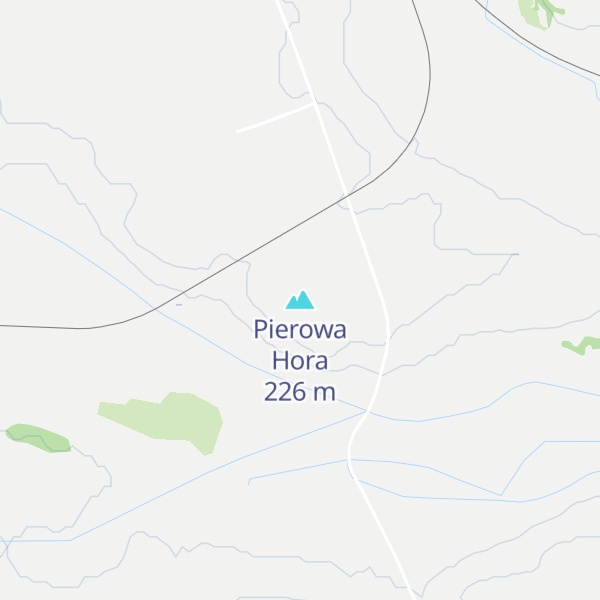 Map of Pierowa Hora