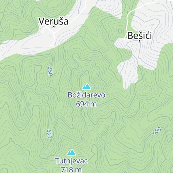 Map of Božidarevo