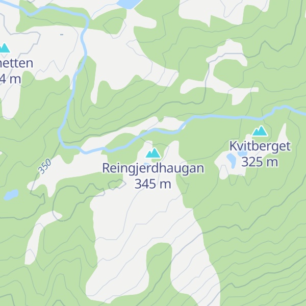 Map of Reingjerdhaugan