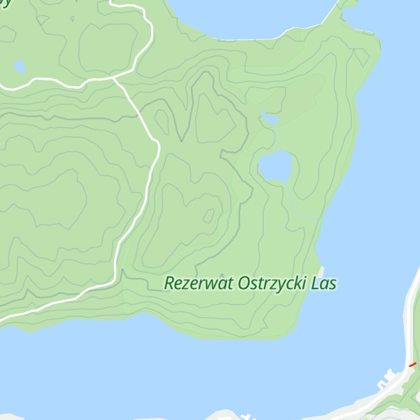 Map of Ostrzyce