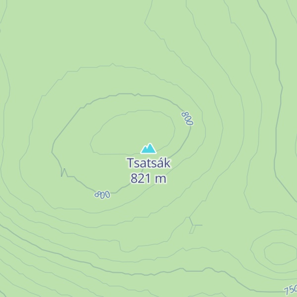 Map of Tsatsák