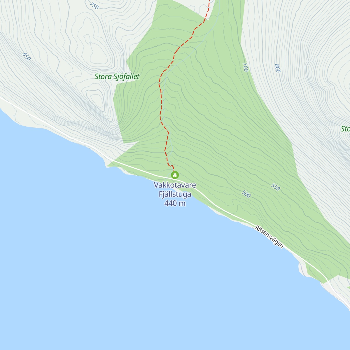Vakkotavare Fjällstuga map