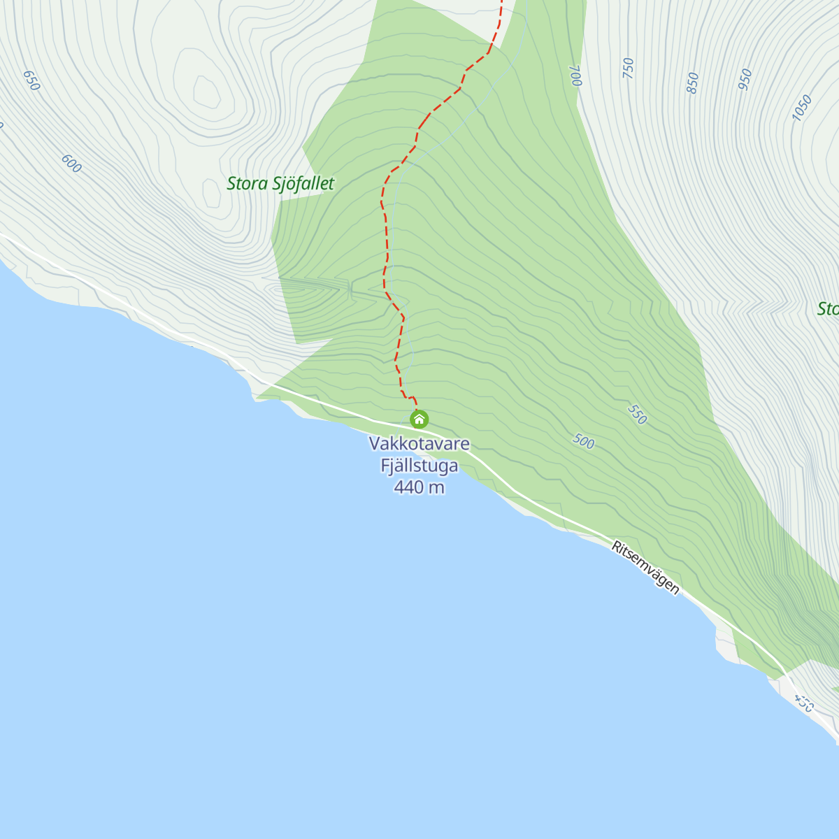 Vakkotavare Fjällstuga map