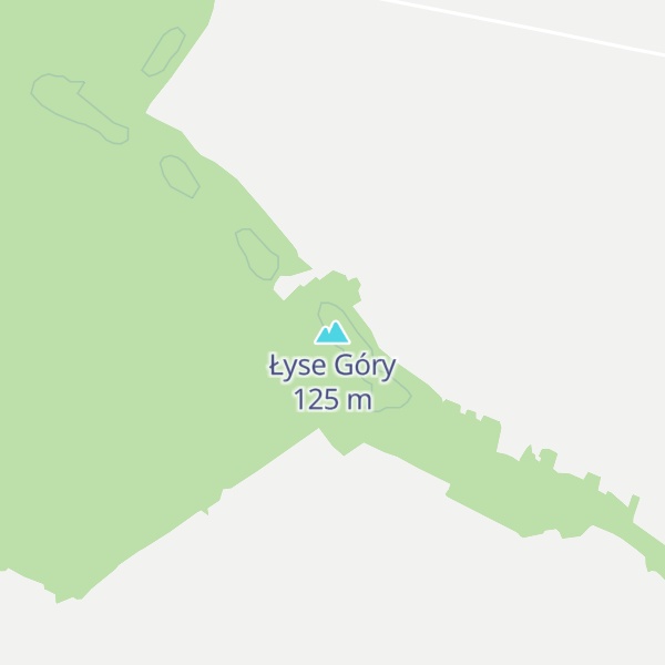 Map of Łyse Góry