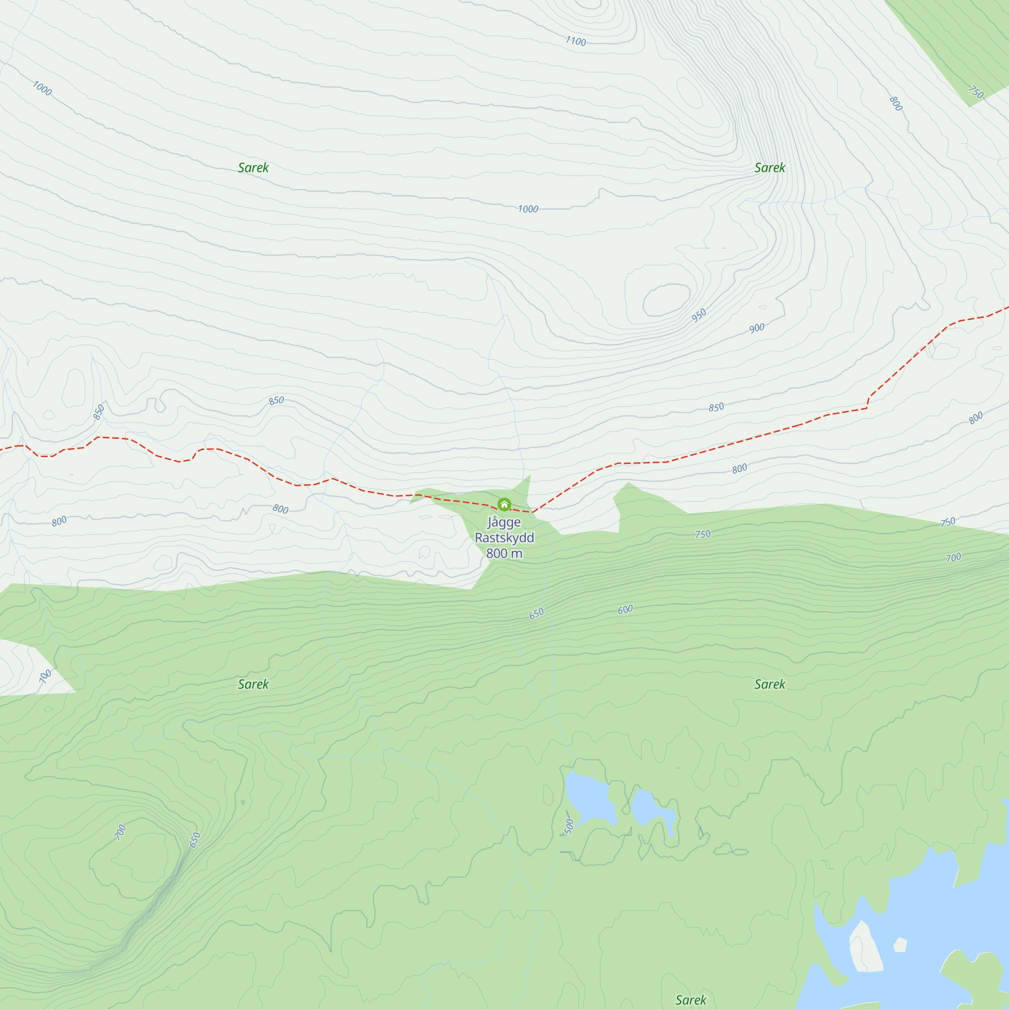 Jågge Rastskydd map