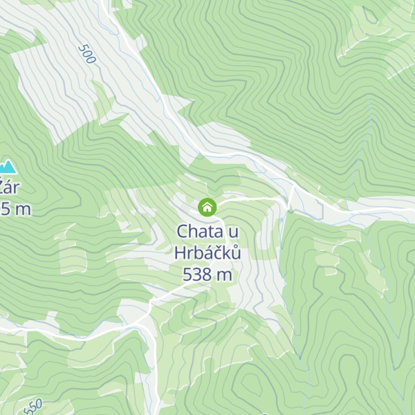 Map of Chata u Hrbáčků