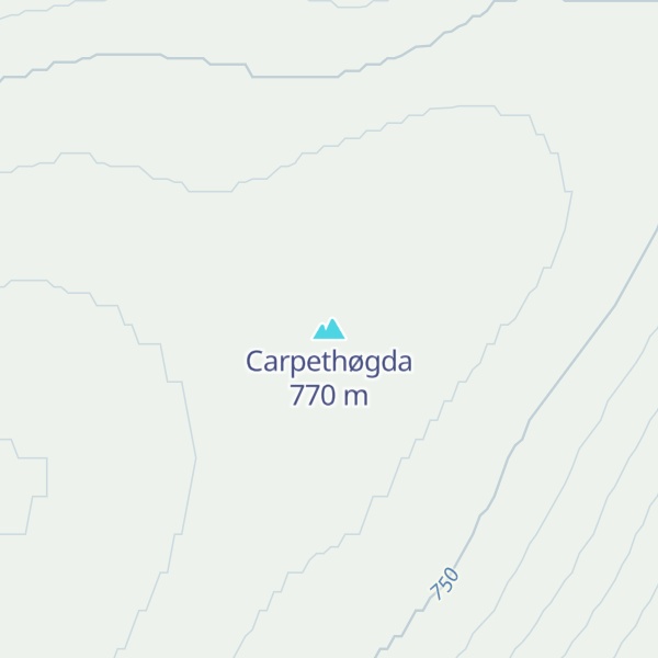 Map of Carpethøgda