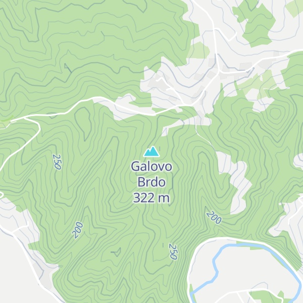 Map of Galovo Brdo