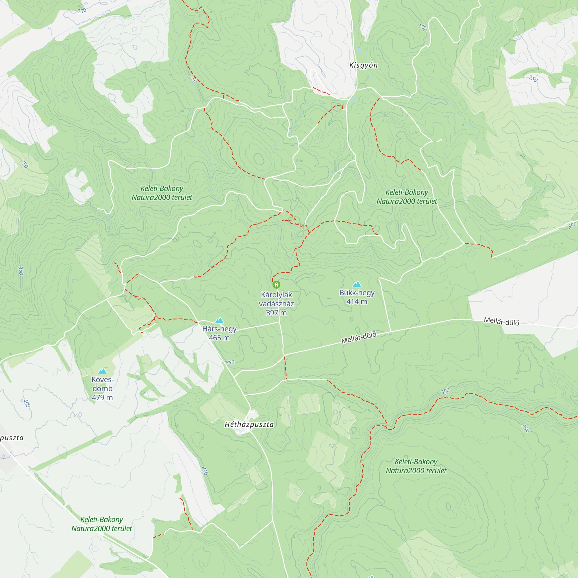 Bükki Erdészház map