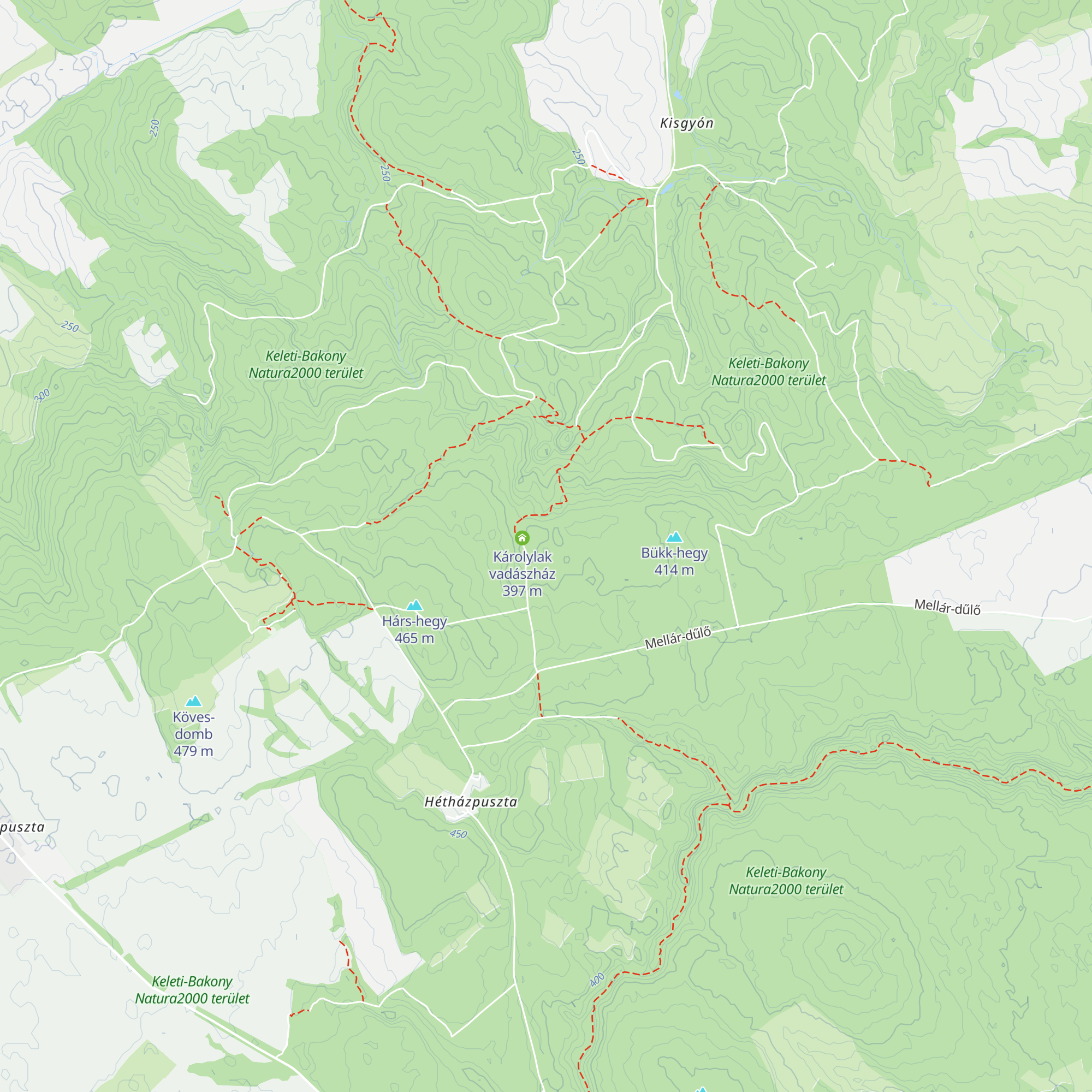 Bükki Erdészház map
