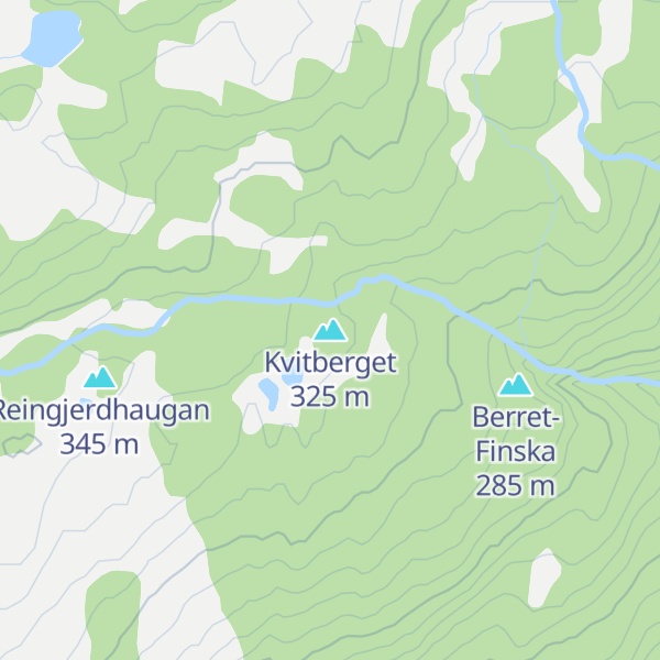 Map of Kvitberget